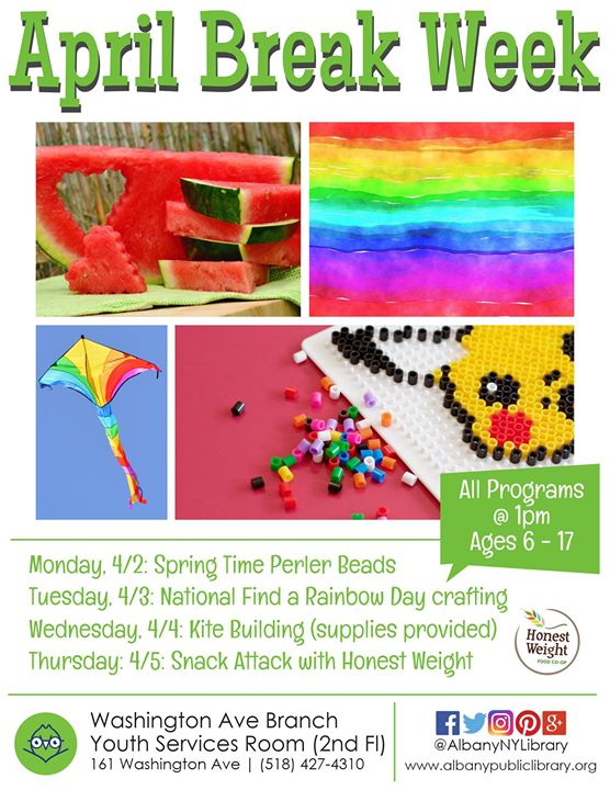 April Break Week! Albany Public Library